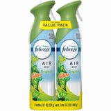 Febreze Air Mist Air Freshener Spray, 8.1 fl oz, Gain Original, 2/Pack, 3/Carton (PGC20415) Case of 3