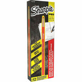 Sharpie Peel-Off Paper China Markers, Red Ink, Erasable, Pigment-based, Glass, 12/Dozen (SAN2229138) 1 Dozen