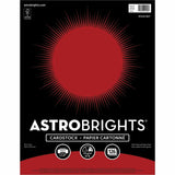 Astrobrights Colored Cardstock, Letter, 8½" x 11", 65 lb Basis Weight, Rover Red, Acid-free, Lignin-free, 126/Pack (WAU92108) Pack of 126