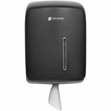 San Jamar Timeless Centerpull Towel Dispenser, Center Pull Dispenser, 12.7" x 9" x 8.8", Plastic, Black (SJMT600BK) Each