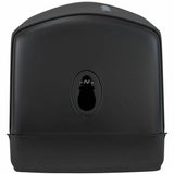 San Jamar Timeless Centerpull Towel Dispenser, Center Pull Dispenser, 12.7" x 9" x 8.8", Plastic, Black (SJMT600BK) Each