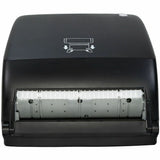 San Jamar Hands-Free Mechanical Towel Dispenser, 15.1" x 11.5" x 9.2", Plastic, Black (SJMT7200BK) Each