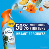 Febreze Air Mist Air Freshener Spray, 8.1 fl oz, Warm Ocean Breeze, 4/Carton (PGC20554) Case of 4