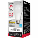 Satco A19 LED Frosted Bulb, 12 W, 100 W Incandescent Equivalent Wattage (SDNS9316) Each