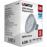 Satco LED MR16 Lightbulb, 4.50 W, 35 W Incandescent Equivalent Wattage (SDNS11395) Each
