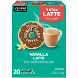 Diedrich K-Cup, Pod TODS 1-Step Latte K-Cups, Dark, Latte, Colombian, Vanilla, 20 Coffee/Box, 4/Carton (DIE8177CT) Case of 80