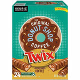 The Original Donut Shop The Original Donut Shop K-Cup, Pod Twix Coffee K-Cups, Light, Twix, Chocolate, Caramel, Kosher, 24 Coffee/Box, 4/Carton (GMT9694CT) Case of 96