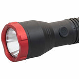 Dorcy Ultra HD Series Flashlight, LED, 800 lm Lumen, 4 x AA, Black, Red  (DCY414331) Each