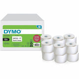 Dymo Multipurpose White Medium Labels, 3000 Total Label(s), DiameterRoll, Direct Thermal, 250/Roll, For Label Printer, 12/Pack (DYM2229751) Pack of 12
