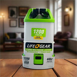 Life+Gear Hybrid USB-Rechargeable Lantern, LED, 1600 lm Lumen (DCY413976) Each
