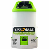 Life+Gear Hybrid USB-Rechargeable Lantern, LED, 1600 lm Lumen (DCY413976) Each
