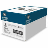 Business Source Premium Multi-purpose Copy Paper, 92 Brightness, Letter, 8 1/2" x 11", 20 lb Basis Weight, 500 Sheets/Ream, 8 Reams/Carton (BSN21208) Case of 4000