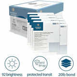 Business Source Premium Multi-purpose Copy Paper, 92 Brightness, Letter, 8 1/2" x 11", 20 lb Basis Weight, 500 Sheets/Ream, 8 Reams/Carton (BSN21208) Case of 4000