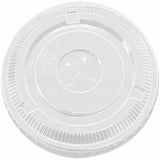 Genuine Joe Lids for 12 oz. Plastic Cold Cups, Polyethylene Terephthalate (PET), Clear, 1000 Lids/Box (GJO58235) Case of 1000