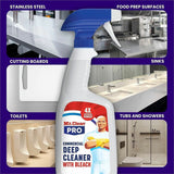 Mr. Clean Deep Cleaner with Bleach, 32 fl oz Spray Bottle, 6/Carton (PGC25677) Case of 6