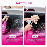 The Pink Stuff Window Cleaner with Rose Vinegar, 25.4 fl oz, Fresh, Fruity Scent, 10/Carton (RST82384) Case of 10