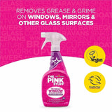 The Pink Stuff Window Cleaner with Rose Vinegar, 25.4 fl oz, Fresh, Fruity Scent, 10/Carton (RST82384) Case of 10