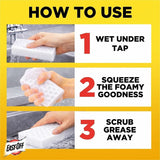 Easy-Off Heavy Duty 2-in-1 Eraser, White, 5/Pack (RAC01776) Pack of 5