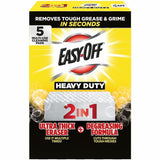 Easy-Off Heavy Duty 2-in-1 Eraser, White, 5/Pack (RAC01776) Pack of 5