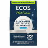 ECOS Dishwasher Detergent Packs, 22 Packs/Box, 6/Carton (EOP969906) Case of 6