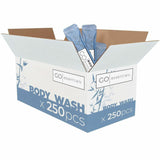 Go Essentials Travel-Size Body Wash Packets, Bamboo Forest Scent, 0.37 fl oz, 250/Pack (GMHBW250) Pack of 250