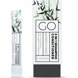 Go Essentials Travel-Size 2-in-1 Shampoo/Conditioner Packets, Fresh Clean, Bamboo Forest Scent, 0.4 fl oz, 20/Pack (GMHSC20) Pack of 20