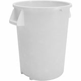 Sparta Bronco Round Waste Containers, Open Top, 44 gal Capacity, White, 3/Carton (CFS84104402CT) Case of 3