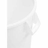 Sparta Bronco Round Waste Containers, Open Top, 44 gal Capacity, White, 3/Carton (CFS84104402CT) Case of 3