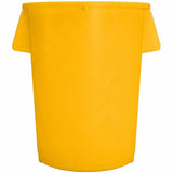 Sparta Bronco Round Waste Containers, Open Top, 44 gal Capacity, Yellow, 3/Carton (CFS84104404CT) Case of 3