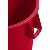 Sparta Bronco Round Waste Containers, Open Top, 44 gal Capacity, Red  (CFS84104405) Each