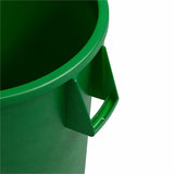Sparta Bronco Round Waste Containers, Open Top, 44 gal Capacity, Green  (CFS84104409) Each