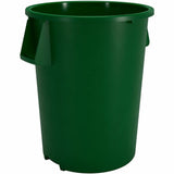Sparta Bronco Round Waste Containers, Open Top, 44 gal Capacity, Green, 3/Carton (CFS84104409CT) Case of 3