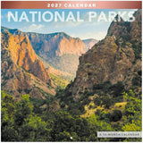 Mead National Parks Monthly Wall Calendar, 12" x 12", 1.37" x 1.56" Block, 12-Month, Jan 2027-Dec 2027 (AAGLME30810) Each