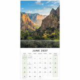 Mead National Parks Monthly Wall Calendar, 12" x 12", 1.37" x 1.56" Block, 12-Month, Jan 2027-Dec 2027 (AAGLME30810) Each