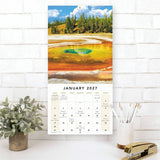 Mead National Parks Monthly Wall Calendar, 12" x 12", 1.37" x 1.56" Block, 12-Month, Jan 2027-Dec 2027 (AAGLME30810) Each