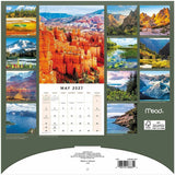 Mead National Parks Monthly Wall Calendar, 12" x 12", 1.37" x 1.56" Block, 12-Month, Jan 2027-Dec 2027 (AAGLME30810) Each