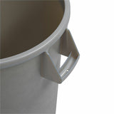 Sparta Bronco Round Waste Containers, Open Top, 44 gal Capacity, Gray, 3/Carton (CFS84104423CT) Case of 3