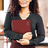 Mead BIG PLANS Weekly/Monthly Planner, 8½" x 11", 15-Month, Oct 2026-Dec 2027, Red Poly Cover (AAGCR30900) Each