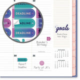Mead CatCoq Berry Branches Weekly/Monthly Planner, Letter, 8½" x 11", 15-Month, Oct 2026-Dec 2027 (AAGCC01905) Each