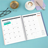 Mead CatCoq Berry Branches Weekly/Monthly Planner, Letter, 8½" x 11", 15-Month, Oct 2026-Dec 2027 (AAGCC01905) Each