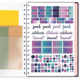 Mead CatCoq Retro Flower Weekly/Monthly Planner, 5½" x 8½", 15-Month, Oct 2027-Dec 2027 (AAGCC02200) Each