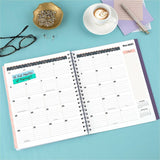 Mead CatCoq Retro Flower Weekly/Monthly Planner, Letter, 8½" x 11", 15-Month, Oct 2027-Dec 2027 (AAGCC02905) Each