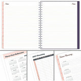 Mead CatCoq Retro Flower Weekly/Monthly Planner, Letter, 8½" x 11", 15-Month, Oct 2027-Dec 2027 (AAGCC02905) Each