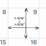 Mead BIG PLANS Monthly Wall Calendar, 12" x 15", 2.18" x 2.81" Block, 15-Month, Oct 2026-Dec 2027 (AAGCR30707) Each