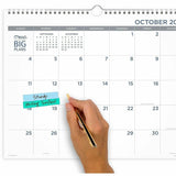 Mead BIG PLANS Monthly Wall Calendar, 12" x 15", 2.18" x 2.81" Block, 15-Month, Oct 2026-Dec 2027 (AAGCR30707) Each