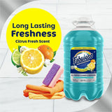 Fabuloso Ocean Multi-use Cleaner, 125 fl oz, Citrus, Fresh, Lavender Scent, 4/Carton (CPC61051911) Case of 4