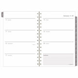 Cambridge Desert Grain Weekly/Monthly Planner, 5½" x 8½", 12-Month, Jan 2027-Dec 2027, Brown Poly Cover (AAG1845200) Each