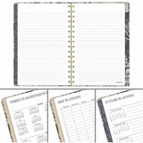Cambridge Denim Blooms Monthly Planner, 5½" x 8½", 12-Month, Jan 2027-Dec 2027 (AAG1850202) Each