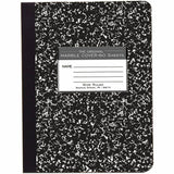 Roaring Spring Wide-ruled Composition Book, 15 lb Basis Weight, 7 1/2" x 9 3/4", 7.5" x 9.8", Red Margin, White Paper (ROA77222CT) Case of 72