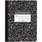 Roaring Spring Unruled Paper Composition Book, 15 lb Basis Weight, 9 3/4" x 7 1/2", 9.8" x 7.5", White Paper, Plain (ROA77260CT) Case of 48